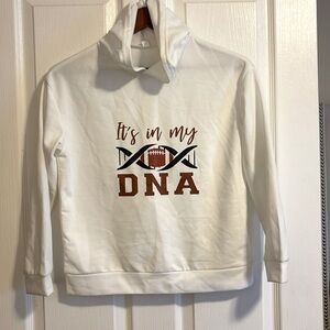2/15-EUC Boys soft hoodie, very white